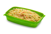 Contenants à couvercle repas / Rectangulaire - Ensemble de 3