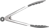 Pince utilitaire Starfrit de 12 po en acier inoxydable avec embouts en nylon