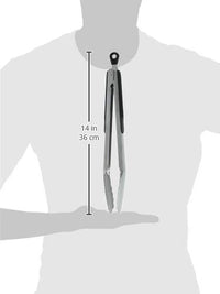 Oxo - Pinces utilitaires en acier inoxydable de 12"