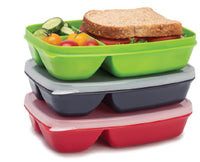 Contenants pour repas / 2 sections - Ensemble de 3