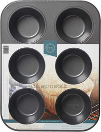 6 Cup Non-Stick Giant Muffin Pan - Chicago Metallic Professional Series