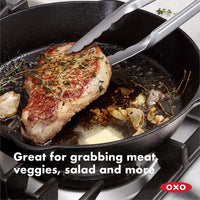 Oxo - 9" Stainless Steel Utility Tongs