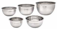 Avant-Garde 18/10 Stainless Steel Deep Mixing Bowls