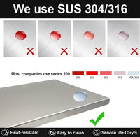 RBrands Steel Cutting Boards with Counter Guard