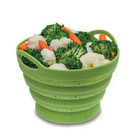 Small Silicone Collapsible Steamer & Colander