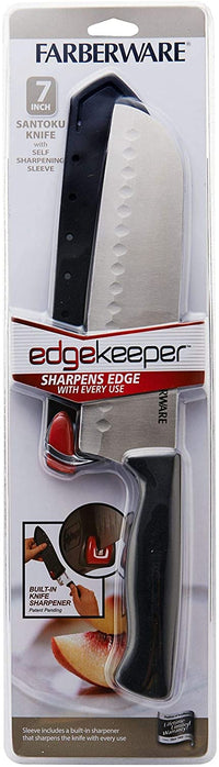 Couteau Santouku de 7 pouces avec technologie Edge Keeper